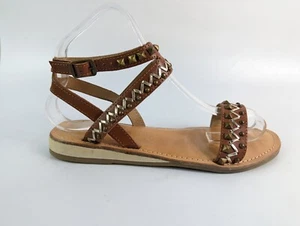 Warehouse Studded Leather Sandals Uk 5 Eu 38 - Picture 1 of 5