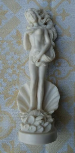 Erotik Kunstobjekt "Geburt der Venus" auf Muschel SANTINI Frauenakt Aphrodite - Foto 1 di 12