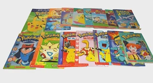 Pokemon Vintage Bücher Lot Scholastic Junior Offical Pokedex Sticker - Bild 1 von 14
