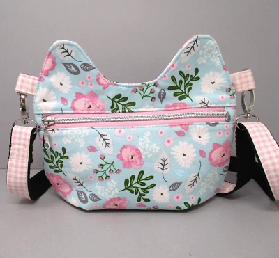 Gatito Gato Cartera Cottagecore Cintura Bandolera Bandolera Artesanal Foto 1 de 4