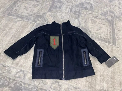 Nuevo Abrigo Chaqueta Kenneth Cole Reaction Bebé Niños 18 Meses 18M Negro Foto 1 de 4