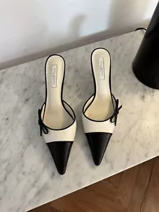 Tony Bianco Shirley Heels, Bone/Black Colour, AU9.5 (EU40) - Picture 1 of 17