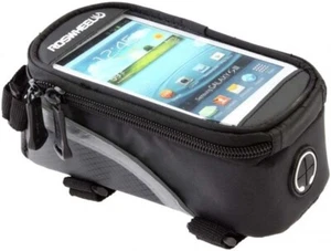 Roswheel Bicycle Frame Pannier & Front Tube Cell Phone Bag Holder Case - Picture 1 of 1