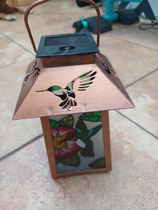 Metal lantern solar lamp holder - Picture 1 of 4