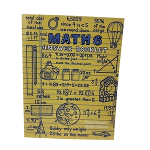 Teaching Textbooks Math 6 Answer Booklet Greg & Shawn Sabouri - Picture 1 of 13