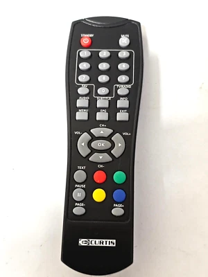 GENUINE CURTIS FREEVIEW DIGITAL TV SET TOP BOX REMOTE FOR  DVB102UK - Image 1 of 4