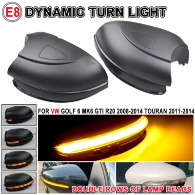 Luz lateral LED secuencial para VW Volkswagen Golf 6 2008-2014 Foto 1 de 3