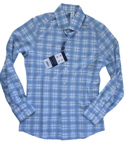 State & Liberty Mediu THE MELLO blu/grigio bottone a quadri golf prestazioni atletiche - Foto 1 di 24