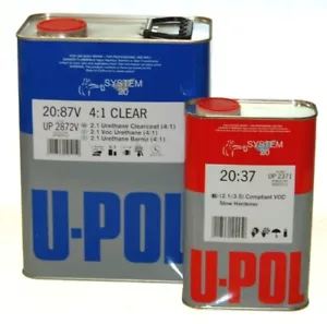 U-POL URETHANE Slow Dry CLEARCOAT-Auto Car Paint Clear UPO 2872V - Picture 1 of 1