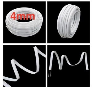 Filo naso rivestito in plastica pieghevole doppio nucleo 4 mm per maschera viso - venditore USA - Foto 1 di 6