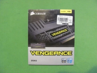 Corsair Vengeance (2 X 4GB) 8GB PC3-12800 DDR3. - Image 1 of 2
