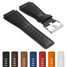 DASSARI Leather Replacement Watch Band Strap for Bell & Ross B&R BR-01 and BR-03