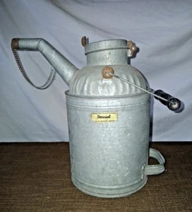 Alte Ölkanne Benzinkanne Petroleumkanne verzinkt 5 ltr Pressol - Bild 1 von 10