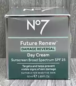 No7 Future Renew Damage Reversal Day Cream SPF 25 - 1.69oz EXP: 02/2026 - Picture 1 of 1