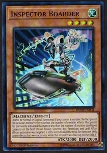 Yugioh Inspector Boarder DUDE-EN031 Ultra Rare 1st Ed - NM - Bild 1 von 2