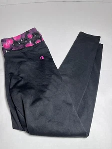 Girls Champion Black Athletic Pants Size 7/8 - Picture 1 of 3