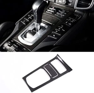 Real Carbon Fiber Center Gear Panel Cover For Porsche Cayenne 958.1 2011-17 New - Picture 1 of 13