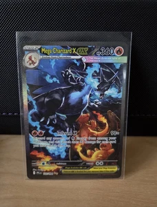 MEGA CHARIZARD X EX 125/094 SIR MEGA EVOLUTION PHANTASMAL FLAMES - Picture 1 of 6