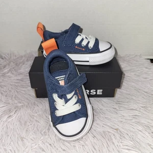 Zapatillas Converse Chuck Taylor All Star Malden Street fáciles de poner niño pequeño talla 3 - Imagen 1 de 13