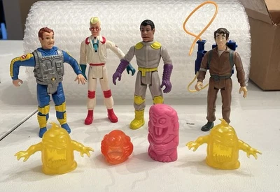 Lote de figuras de acción de colección de los 80 The Real Ghostbusters características de miedo + accesorios Foto 1 de 4