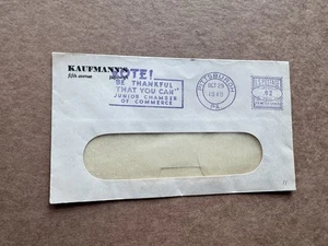 US  VOTE Thematic Meter Cover (11) 1940 Vote=Be Thankful You Can +Pittsburg PA - Picture 1 of 2