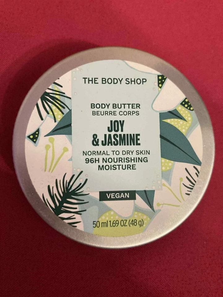 The Body Shop JOY & JASMINE Body Butter LTD. Edición RARA VEGANA Travel 1,69 OZ Foto 1 de 1