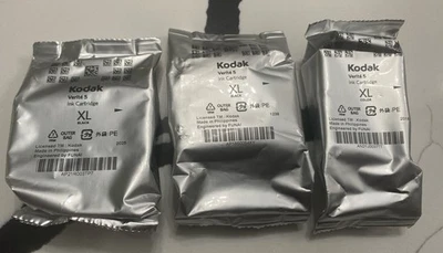 Lot Of 3, Kodak Verite 5XL 2- Black and 1-Color Ink Cartridge Set, **Open Box** - Image 1 of 4