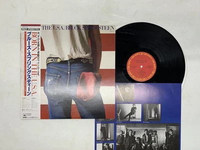 BRUCE SPRINGSTEEN BORN IN THE U.S.A. Japan LP OBI [62338ER] - Image 1 of 3