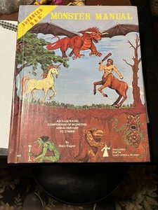 Advanced Dungeons & Dragons Monster Manual 1979 4th Edition Gary Gygax TSR D&D - Picture 1 of 5