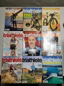 Lot of 9 Runners Magazine, Triathlete Running Magazines 2017 - Picture 1 of 5