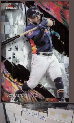 2024 Finest #121 Jose Altuve Uncommon - JF - Image 1 of 2