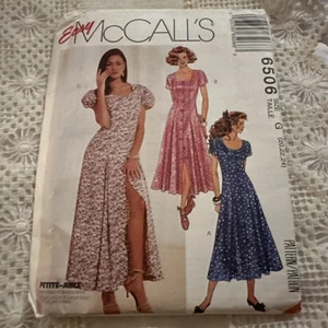 MCCALLS PATTERN 6506 Größe 20-22-24 PETITE DAMENKLEID ungeschnitten FF - Bild 1 von 4