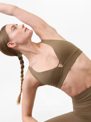 ATHLETA Solace Keyhole Sports Bra A-C | Clay Large #655124 NEW - Image 1 of 2