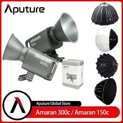 Amaran 150C/300C RGBWW LED Video Light Bi-Color 2500K-7500K Continuous Light KIT - Image 1 of 4