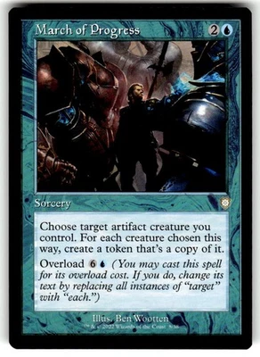 March of Progress (Retro Frame) Commander: the Brothers' War Regular MTG - Image 1 of 2