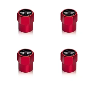 4pcs Upgrade Alloy Car Tire Dust-proof Cap Car Wheel Valve Cap for Mini Cooper - Picture 1 of 3