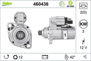 Starter Anlasser für VW Arteon Beetle Cabrio Caddy 2014 -> Valeo 460436 - Bild 1 von 7