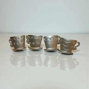 Brass Teacup Shaped Drawer Knobs (4) Home Decor - Picture 1 of 9