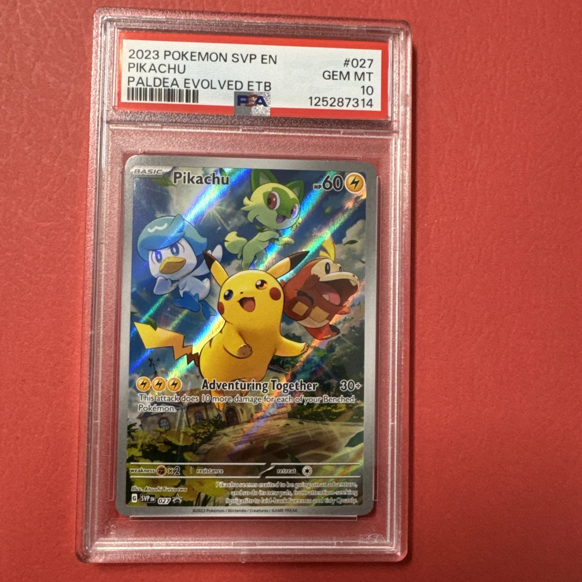 Pikachu Pokémon TCG Professional Sports Authenticator (PSA) Grade