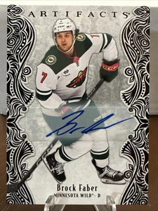 2025-26 Upper Deck Artifacts Black Auto Brock Faber /5 - Bild 1 von 2