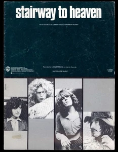 SPARTITI MUSICALI * SCALINATA per il cielo Jimmy Page Robert Plant LED ZEPPELIN 1972 - Foto 1 di 3