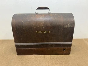 Vintage Singer Sewing Machine Bentwood Carrying Case ONLY empty wood box 99 128 - Picture 1 of 11