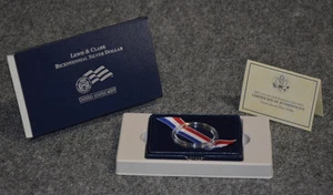 *Empty Box* For 2004-P Lewis & Clark UNC Commem. Silver 1$ Capsule & COA - Picture 1 of 2