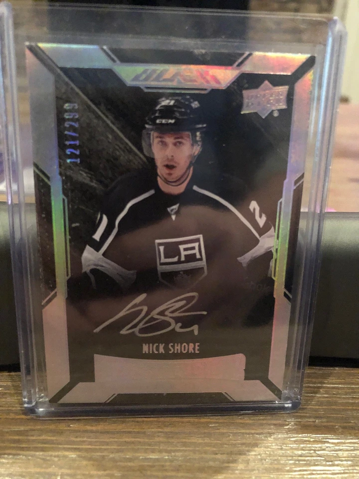 2015-16 UD Black #37 Nick Shore Rookie Auto 121/299 RC Kings - Image 1 of 2