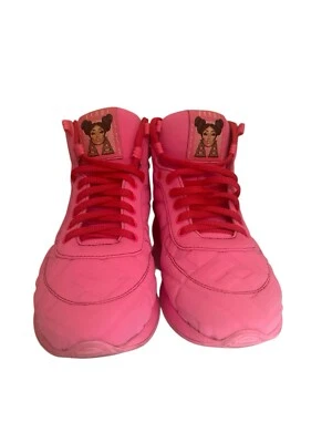Tenis FENDI Nicki Minaj 25 cm/10 pulgadas rosa logotipo FF - sin caja/ligeramente usados Foto 1 de 4