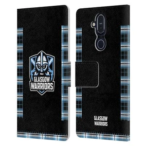 OFFICIAL GLASGOW WARRIORS 2020/21 CREST KIT LEATHER BOOK CASE FOR NOKIA PHONES - Picture 1 of 7