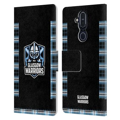 OFFICIAL GLASGOW WARRIORS 2020/21 CREST KIT LEATHER BOOK CASE FOR NOKIA PHONES - Image 1 of 4