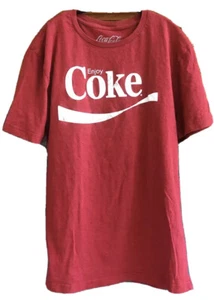 Retro Official Licensed Enjoy Coke Red T-Shirt Size Medium Heathered Fabric - Picture 1 of 5