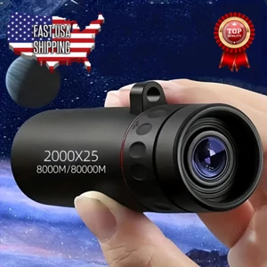 2000x25 HD Monocular Telescope, Compact, Portable for Hunting, Travel & Concerts - Picture 1 of 9