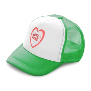 Kids Trucker Hat Love More Love Tree Polyester Boys Caps & Girls Caps Adjustable - Picture 1 of 7